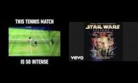 Intense Wii Tennis Duel of Fates