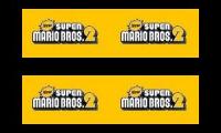 New Super Mario bros 2 Overworld Theme Quadparison