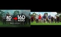 Dance Monkey 16D audio with music video