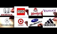 Watch 40 Famous Logo Drawings in 12 Minutes! Part 3 (Simple Easy Art)