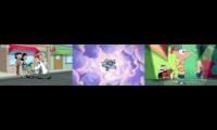 3 phineas and ferb songs at the same time