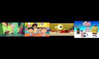 Phineas and ferb handy manny jimmy two shoes and spongebob