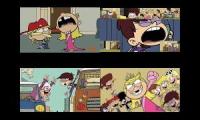 The Loud House Sparta Remix Quadparison