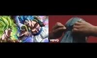 Gogeta Broly fight + Madman - Asap Ferg