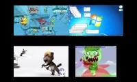 Spongebob Windows 7 Happy Tree Friends Talking Tom Sparta Quadparison