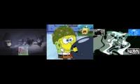 talking tom vs spongebob  vs klasky csupo sparta remix