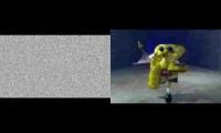 spongebob and thre cave in static