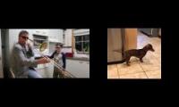 Kitchen Duet  Oven Kid and Fridge Dog
