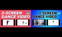 Dual Dance Music Video: LEFT AND RIGHT Screen | Keone and Mari Have A Field Day