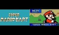 Super Mario Kart Title 8 Bit VS Original Mashup SNES + Bulby