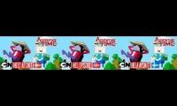 adventure time in danish norwegin and swedish