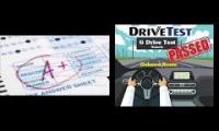 Driving test subliminal ambient music therapy