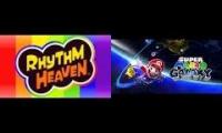 "Gusty Garden Night Walk" A Rhythm Heaven Fever/Super Mario Galaxy Mashup (Fixed)