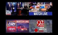 checking you tube live at laptop
