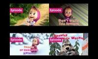 Up to faster 4 parison Masha and the bear