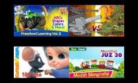 Video animasi anak, dengan murottal, dan video mobil