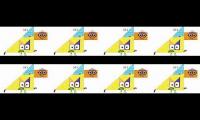 8x Numberblocks - Three Hundred Fifty One Voices Remix
