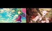Gensokyo, Past and Present Remix Compare