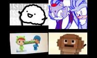 ASDFMovie7 (Original VS Sonic Flipnote VS Pocoyo VS Minecraft)