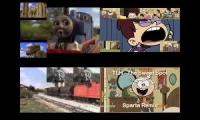 Thomas And Friends Vs The Loud House Sparta Remix Quadparison 1