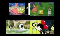 spongebob vs mickey annoying goose