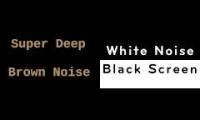 deep brown noise and white noise
