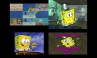 SpongeBob Sparta Quadparison 5