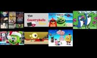 Mashed up Countryball Show Angry Birds Movie 2 Peep, Gummy Bear Jimmy two shoes Spongebob and SMG4