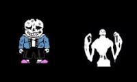 Sixbones with only Sans Vs. Sixbones without Sans