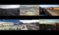 A bunch of trains webcams