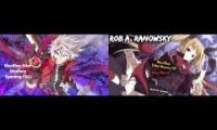 Blazblue Alter Memory OP BLUE BLAZE mashup