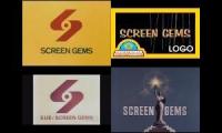 4 Screen Gems played at once color edition