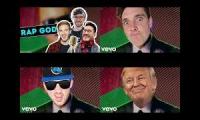 Youtubers and Trump raps Rap God??