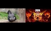 doom eternal monkey shit throw