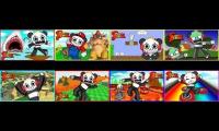 8 Combo Panda Videos Playing At Once