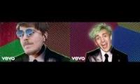 Mr Beast & Ninja Raps Rap God!