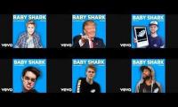 Justin Bieber,Donald Trump,Ali-A,Lazarbeam,Lachlan & Daequan Sings Baby Shark