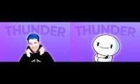 DanTDM & TheOdd1sOut Sings Thunder