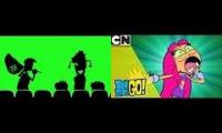 Minion theater watch Teen titans go