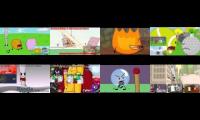 BFDI Sparta Quadparison Eightparison 2 Mix