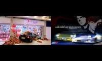 clarkson vs takumi initial d shoppinh centre