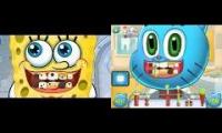 SpongeBob vs. gumball tooth problems