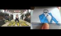 gangnsm style vs flipbook style