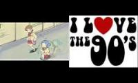 nichijou running in the 90s