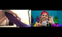 Thumbnail of Sock scratching and rap music