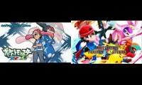 Ash Greninja Duet Male and Female