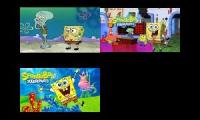 4 Spongebob episodes played in the quadparison