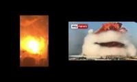 Tianjin vs Beirut explosion
