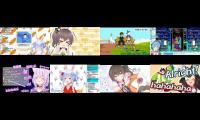 hololive laughing eight parison
