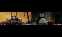 Kung Fu Panda - El Salón Sagrado de los Guerreros - Latino vs Castellano